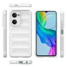 For vivo T3 Lite 5G India / Y28s Global Magic Shield TPU + Flannel Phone Case(White) - 3