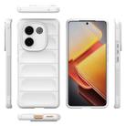 For vivo iQOO Z9s Pro India Magic Shield TPU + Flannel Phone Case(White) - 3