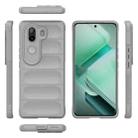 For vivo iQOO Z9s 5G Magic Shield TPU + Flannel Phone Case(Grey) - 3