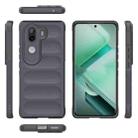 For vivo iQOO Z9s 5G Magic Shield TPU + Flannel Phone Case(Dark Grey) - 3