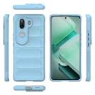 For vivo iQOO Z9s 5G Magic Shield TPU + Flannel Phone Case(Light Blue) - 3