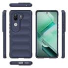 For vivo iQOO Z9s 5G Magic Shield TPU + Flannel Phone Case(Dark Blue) - 3