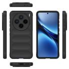 For vivo X200 Magic Shield TPU + Flannel Phone Case(Black) - 3