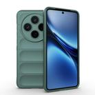 For vivo X200 Magic Shield TPU + Flannel Phone Case(Dark Green) - 1