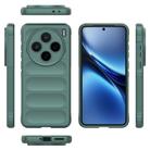 For vivo X200 Magic Shield TPU + Flannel Phone Case(Dark Green) - 3