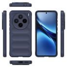 For vivo X200 Magic Shield TPU + Flannel Phone Case(Dark Blue) - 3