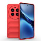 For vivo X200 Pro Magic Shield TPU + Flannel Phone Case(Red) - 1