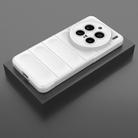 For vivo X200 Pro Magic Shield TPU + Flannel Phone Case(White) - 2