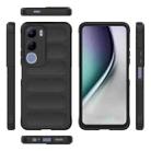 For vivo Y29 5G / Y19s 4G Magic Shield TPU + Flannel Phone Case(Black) - 3