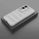 For vivo Y29 5G / Y19s 4G Magic Shield TPU + Flannel Phone Case(Grey) - 2