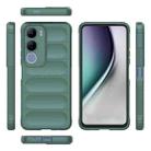 For vivo Y29 5G / Y19s 4G Magic Shield TPU + Flannel Phone Case(Dark Green) - 3