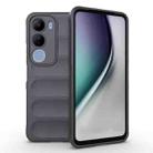 For vivo Y29 5G / Y19s 4G Magic Shield TPU + Flannel Phone Case(Dark Grey) - 1