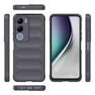 For vivo Y29 5G / Y19s 4G Magic Shield TPU + Flannel Phone Case(Dark Grey) - 3