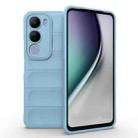 For vivo Y29 5G / Y19s 4G Magic Shield TPU + Flannel Phone Case(Light Blue) - 1