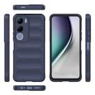 For vivo Y29 5G / Y19s 4G Magic Shield TPU + Flannel Phone Case(Dark Blue) - 3