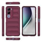 For vivo Y29 5G / Y19s 4G Magic Shield TPU + Flannel Phone Case(Wine Red) - 3