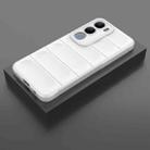 For vivo Y29 5G / Y19s 4G Magic Shield TPU + Flannel Phone Case(White) - 2
