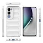 For vivo Y29 5G / Y19s 4G Magic Shield TPU + Flannel Phone Case(White) - 3