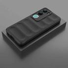 For vivo Y300 5G India / V40 Lite IDN Magic Shield TPU + Flannel Phone Case(Black) - 2