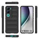 For vivo Y300 5G India / V40 Lite IDN Magic Shield TPU + Flannel Phone Case(Black) - 3