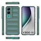 For vivo Y300 5G India / V40 Lite IDN Magic Shield TPU + Flannel Phone Case(Dark Green) - 3
