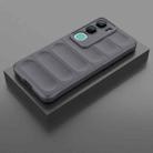 For vivo Y300 5G India / V40 Lite IDN Magic Shield TPU + Flannel Phone Case(Dark Grey) - 2