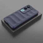 For vivo Y300 5G India / V40 Lite IDN Magic Shield TPU + Flannel Phone Case(Dark Blue) - 2
