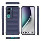 For vivo Y300 5G India / V40 Lite IDN Magic Shield TPU + Flannel Phone Case(Dark Blue) - 3