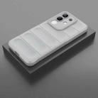 For vivo Y29 4G Global / T4x 5G Magic Shield TPU + Flannel Phone Case(Grey) - 2