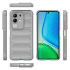 For vivo Y29 4G Global / T4x 5G Magic Shield TPU + Flannel Phone Case(Grey) - 3