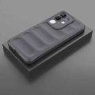 For vivo Y29 4G Global / T4x 5G Magic Shield TPU + Flannel Phone Case(Dark Grey) - 2