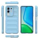For vivo Y29 4G Global / T4x 5G Magic Shield TPU + Flannel Phone Case(Light Blue) - 3