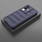 For vivo Y29 4G Global / T4x 5G Magic Shield TPU + Flannel Phone Case(Dark Blue) - 2