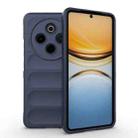 For vivo Y300 Pro 5G Magic Shield TPU + Flannel Phone Case(Dark Blue) - 1