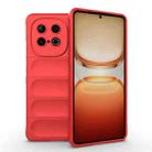 For vivo iQOO Z10 Turbo 5G Magic Shield TPU + Flannel Phone Case(Red) - 1