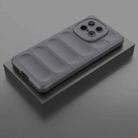 For vivo iQOO Z10 Turbo 5G Magic Shield TPU + Flannel Phone Case(Dark Grey) - 2