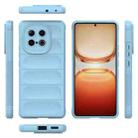 For vivo iQOO Z10 Turbo 5G Magic Shield TPU + Flannel Phone Case(Light Blue) - 3