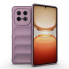 For vivo iQOO Z10 Turbo 5G Magic Shield TPU + Flannel Phone Case(Purple) - 1