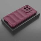 For vivo iQOO Z10 Turbo 5G Magic Shield TPU + Flannel Phone Case(Wine Red) - 2