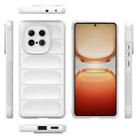 For vivo iQOO Z10 Turbo 5G Magic Shield TPU + Flannel Phone Case(White) - 3