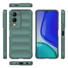For vivo Y19 5G Global / Y29s 5G Global Magic Shield TPU + Flannel Phone Case(Dark Green) - 3