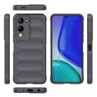 For vivo Y19 5G Global / Y29s 5G Global Magic Shield TPU + Flannel Phone Case(Dark Grey) - 3
