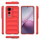 For vivo Y400 Pro 5G India Magic Shield TPU + Flannel Phone Case(Red) - 3