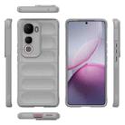 For vivo Y400 Pro 5G India Magic Shield TPU + Flannel Phone Case(Grey) - 3