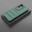 For vivo Y400 Pro 5G India Magic Shield TPU + Flannel Phone Case(Dark Green) - 2