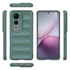 For vivo Y400 Pro 5G India Magic Shield TPU + Flannel Phone Case(Dark Green) - 3