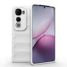 For vivo Y400 Pro 5G India Magic Shield TPU + Flannel Phone Case(White) - 1