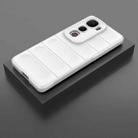 For vivo Y400 Pro 5G India Magic Shield TPU + Flannel Phone Case(White) - 2