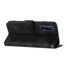 For Realme 7 / Narzo 20 Pro Line Pattern Skin Feel Leather Phone Case(Black) - 3
