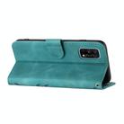 For Realme 7 Pro Line Pattern Skin Feel Leather Phone Case(Light Blue) - 3